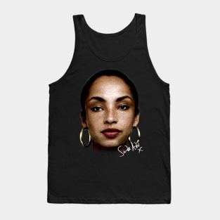 Vintage Sade Adu 80s 90s Style Tank Top